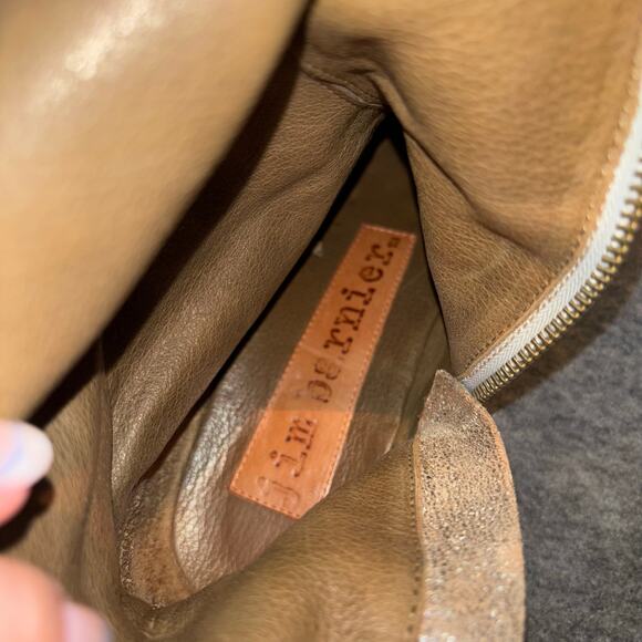 Jim Barnier Free People hand crafted metallic lug sole Engineer boots - Picture 7 of 7